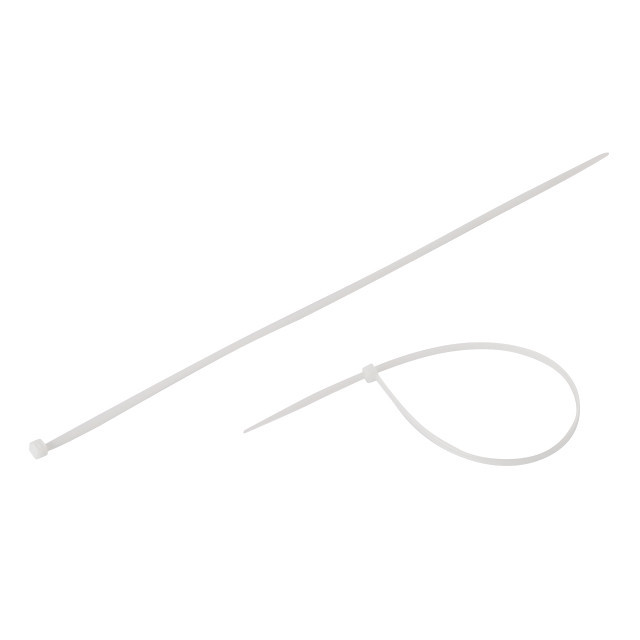 Хомут пластиковый, 3,6×300 мм, 100 шт/упак, белый INTERTOOL TC-3630 Киев - изображение 3