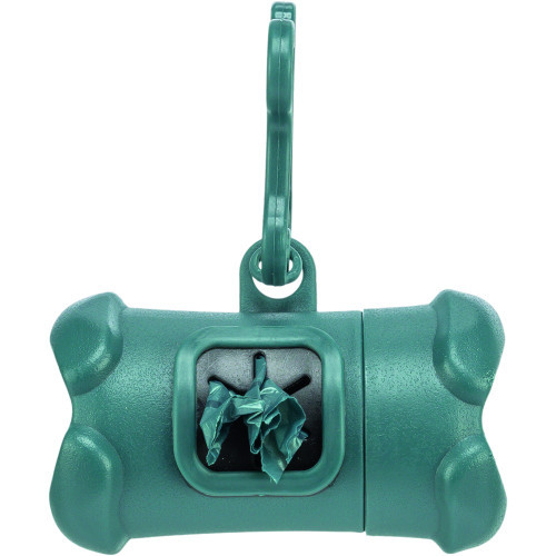 Контейнер-кісточка Trixie для збиральних пакетів пластикова з 1 рулоном пакетів для фекалій розмір М 15 шт Київ - фото 3