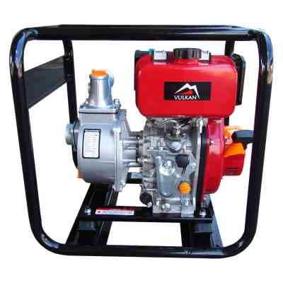 Мотопомпа Vulkan рукав 50мм, 28м3/час, подъем 28м, чистая вода, SCWPD50, дизельная (79164) Винница