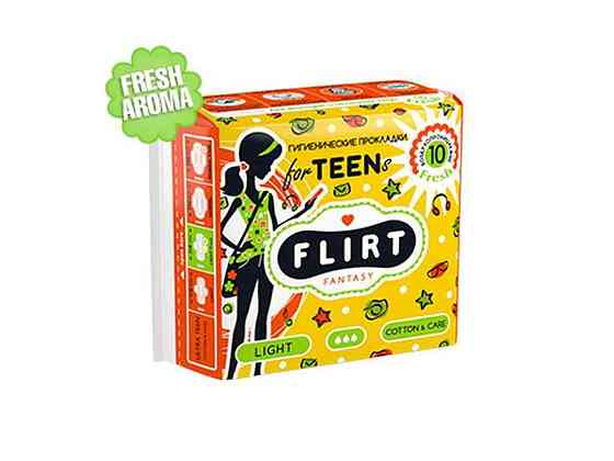 Прокладки гігієнічні (3крап) teen fresh - cotton care 10шт ТМ FANTASY FLIRT   Solmir Київ