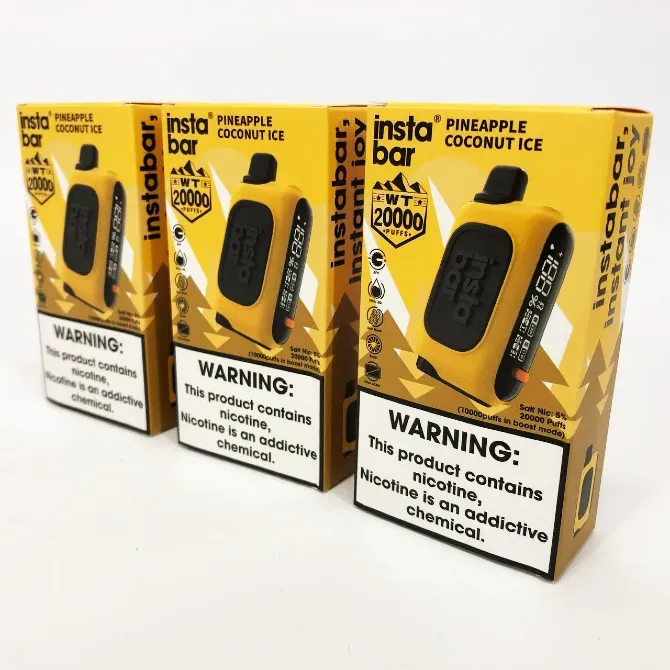 • Ананас кокос зі льодом • Сигарета InstaBar WT 20000 тяг Київ - фото 2