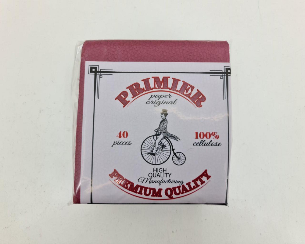 Човники паперові 40лист Прем'єр 2-вух шарні Бордо 30х30 (12 пачка) Харків - фото 3