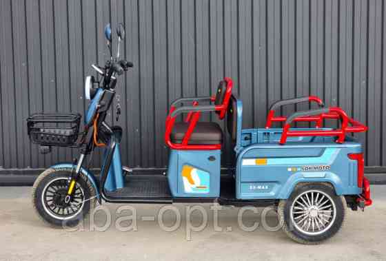 Електричний трицикл з кузовом SOK X3 МАХ 2000W-72V-28Ah шини 10" купити в інтернет-магазині Одеса