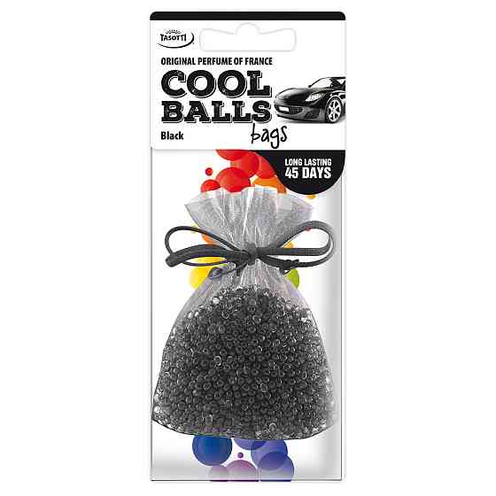 Ароматизатор для авто мішочок "Cool Balls" Black (Чорний) 25г Tasotti Київ