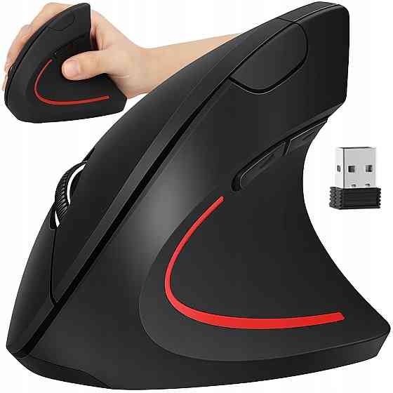 Беспроводная мышка вертикальная до 10 метром USB nano Izoxis (26628) Нововолынск