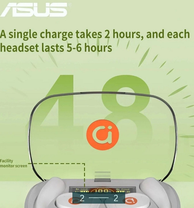 Блютуз Наушники: ASUS Bluetooth 5.3 . Харків - фото 2