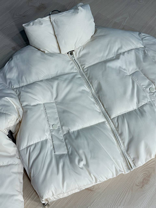 Куртка женская Lady Yep 10043 короткая на молнии с воротником белая, белый, 42 Киев - изображение 13