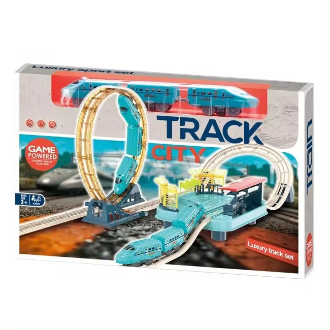 Залізниця зі швидкісним поїздом на батарейках CJ-4000544 Кам'янець-Подільський - фото 4