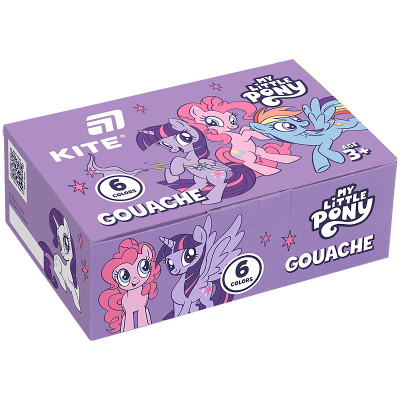 Гуашеві фарби Kite My Little Pony 6 кольорів х 20 мл (LP25-062) Вінниця - фото 1