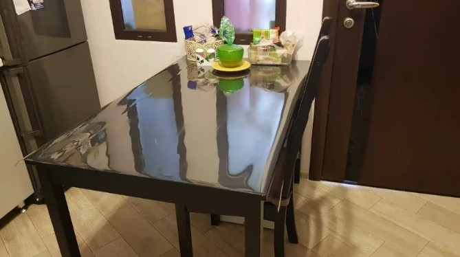 М'яке скло Прозора силіконова скатертина на стіл Soft Glass Захист для меблів 3.3х1.0 м Товщина 1.5 мм Вінниця - фото 7