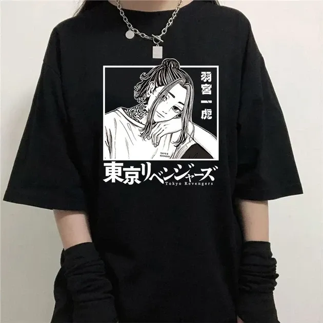 Футболка чоловіча з аніме принтом Токійські месники Розмір оверсайз (S/M/L) Білий AnimeT1167 Дніпро - фото 2