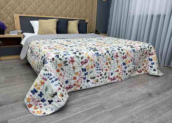 Покривало Decorator Bloomy 180х215 см з різнобарвним квітковим принтом (85-176) Київ