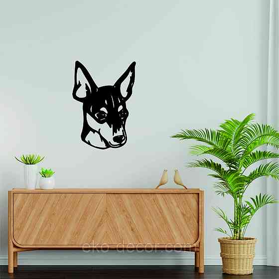 Декоративне настінне Панно «Фокстер'єр», Декор на стіну Київ