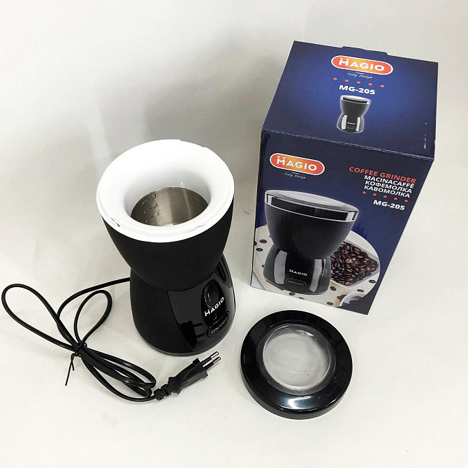 Электрическая кофемолка для турки MAGIO MG-205 200 Вт, Машина для молоть кофе, DC-725 Роторная кофемолка Киев - изображение 3