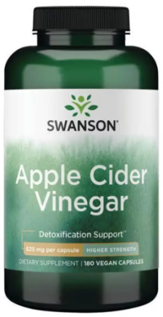 Яблучний оцет Капсули Swanson Apple Cider Vinegar High Potency 625mg 180 капс Київ