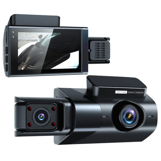 Автомобильный видеорегистратор Y-18 (3 камеры) Wi-Fi Full HD Винница