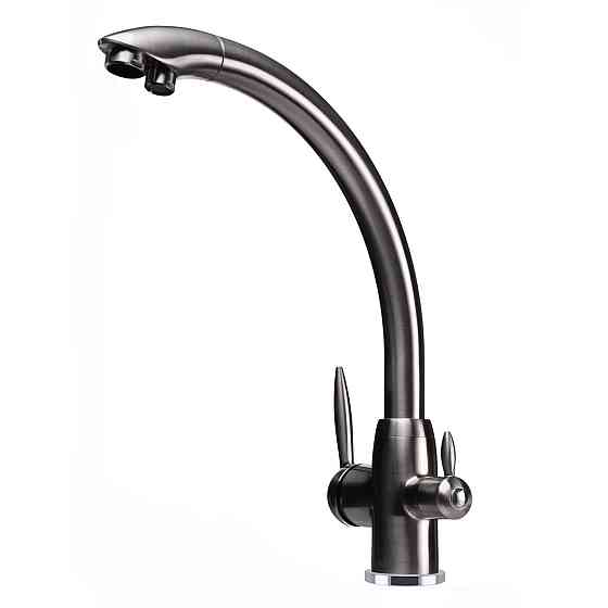 Смеситель для кухни под осмос Globus Lux LAZER GLLR-0777-8-STSTEEL (000019244) Киев