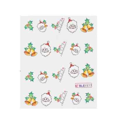 Новогодние слайдеры на ногти на гель лак-размер стикера 6*5см, инструкция по применению есть в описании товара Киев