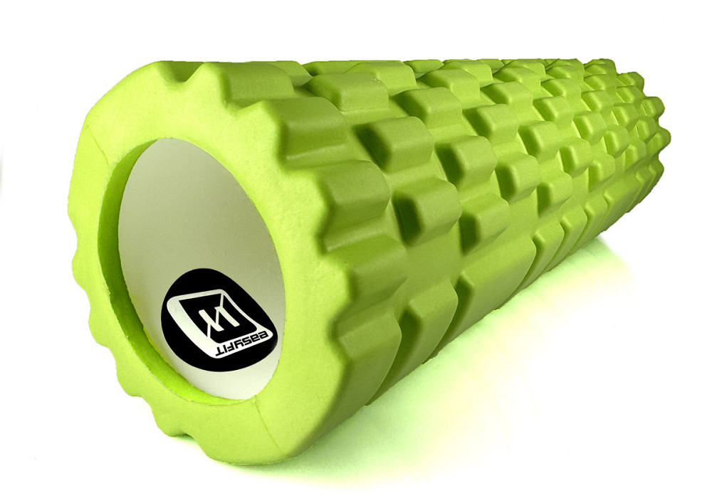 EasyFit Масажний ролер EasyFit Grid Roller Mini 30 см салатовий Коломия - фото 2