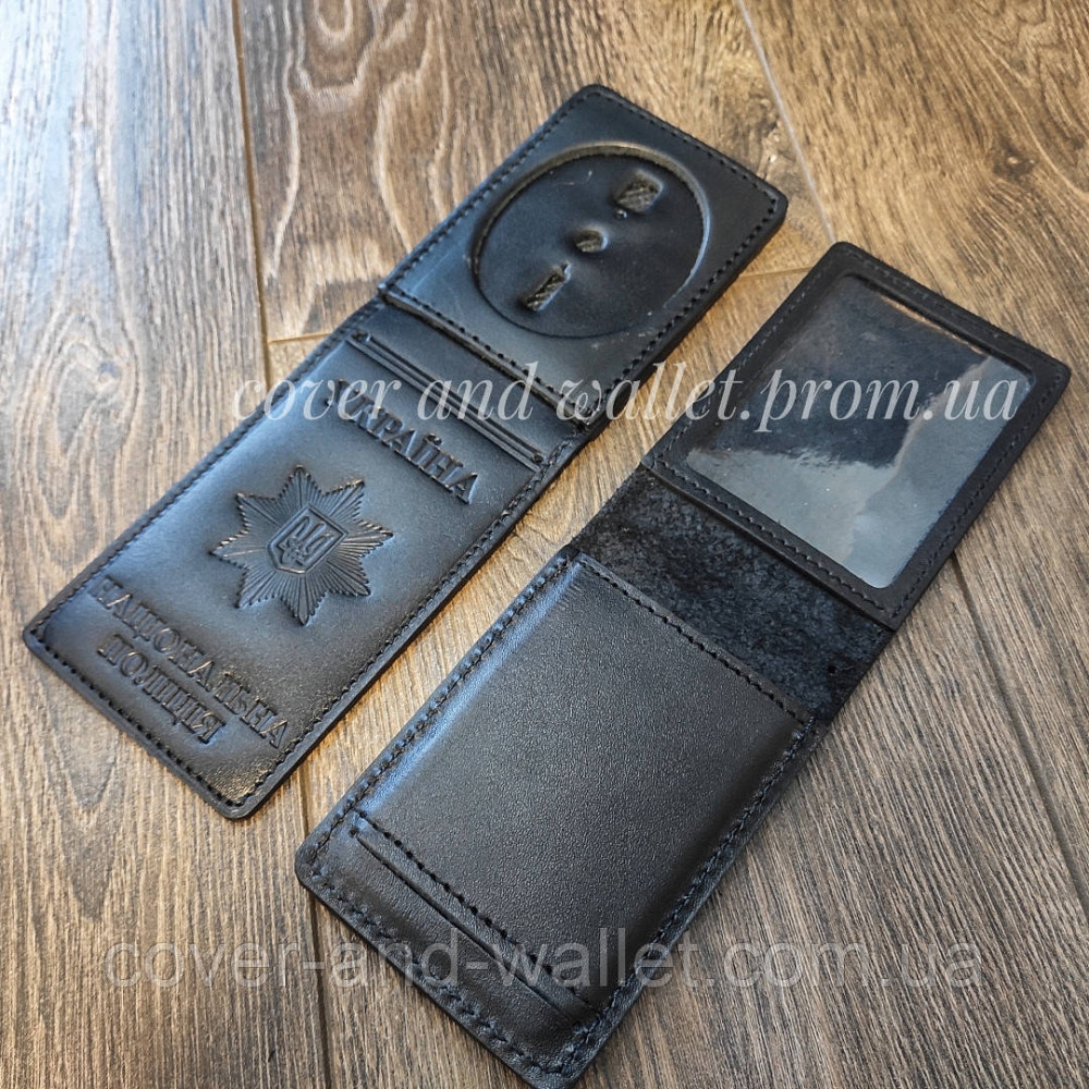 Обкладинка на посвідчення "Національна поліція" та жетону Київ - фото 2