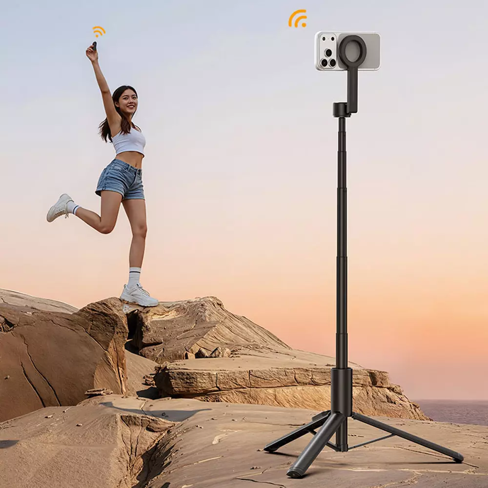 Селфі-трипод Ulanzi SK27 Tripod Tripod Selfie Stick(Magnetic Version) Black Одеса - фото 7