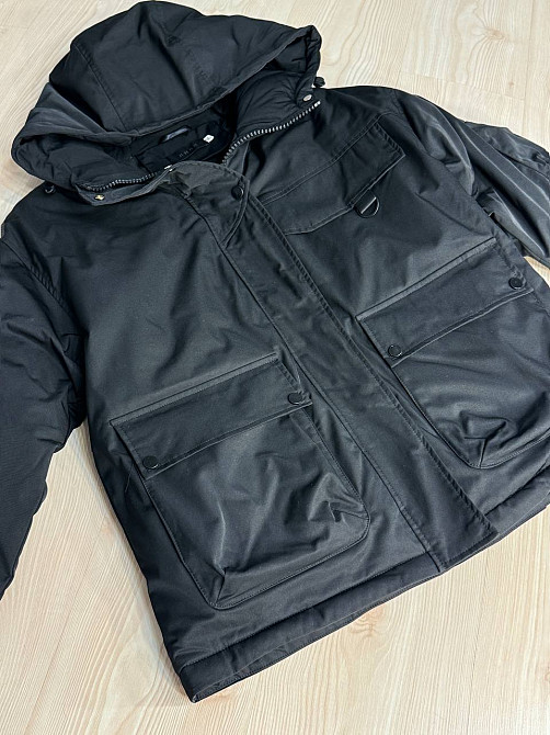 Куртка женская Snow Passion 6617 парка с капюшоном и карманами оверсайз черная, черный, 46 Киев - изображение 6