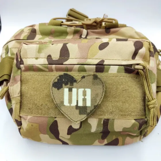 Патч / шеврон Серце UA Laser Cut Запоріжжя