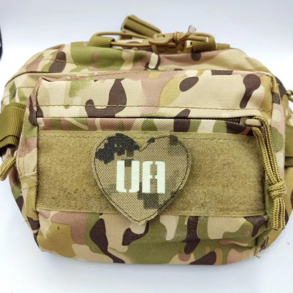 Патч / шеврон Серце UA Laser Cut Запоріжжя - фото 3