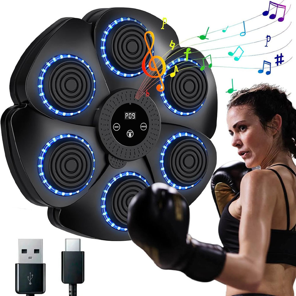 Настенная мишень для бокса с Bluetooth / Тренажер для бокса с музыкой / Музыкальний боксерский тренажер Киев - изображение 1