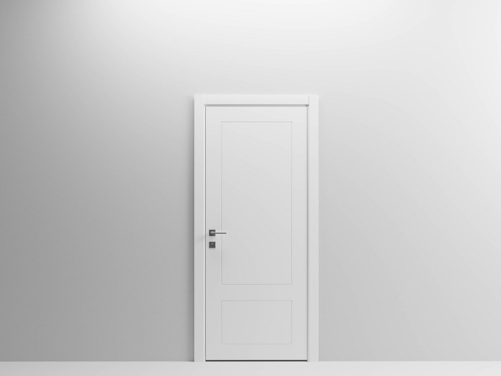 Двери Grand Paint 5 Белый мат Глухое 70*200 см Дизайнерские крашенные двери Межкомнатная дверь Киев - изображение 1