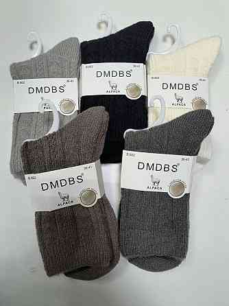 Женские теплые носочки из шерски Ламы DMDBS. Набор из 5 шт. Размер 36-41 Киев