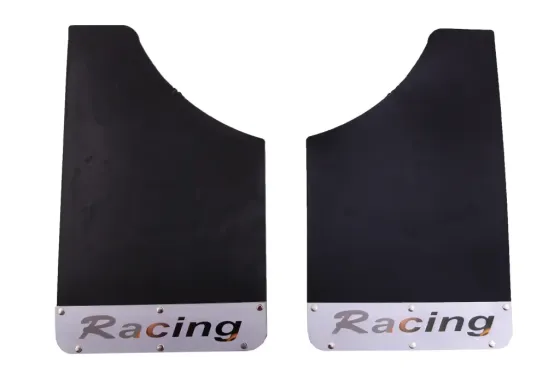 Брызговики универс. + нерж. накладка Racing малый Винница