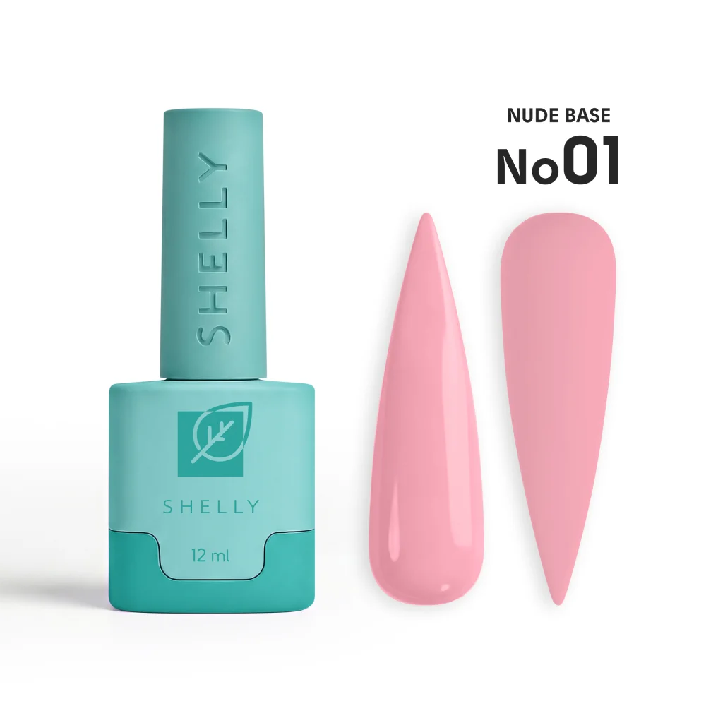 Камуфлирующая база для гель-лака 01 Nude Base Shelly 12 мл Киев - изображение 3