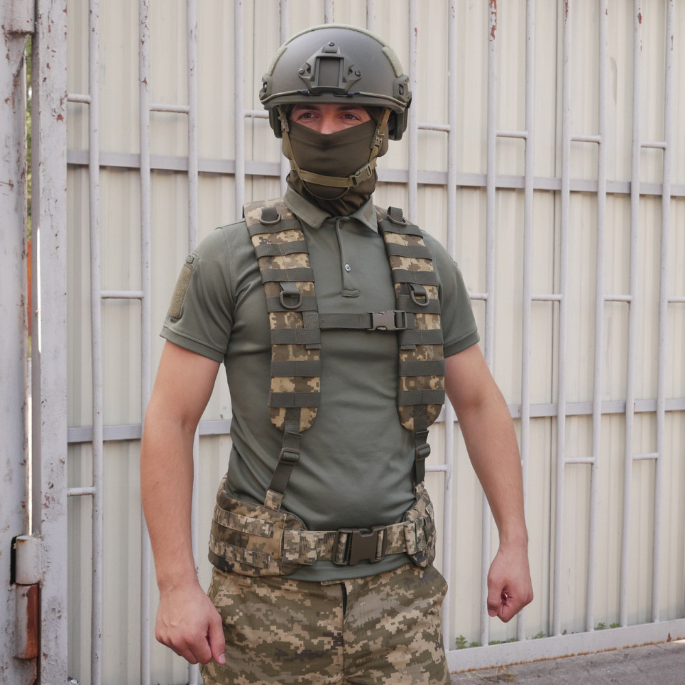 РПС Kiborg R-1 GEN.2 (S) Pixel. Розвантажувальна система РПС піксель, Ремінно плечова система, розгрузка Київ - фото 7