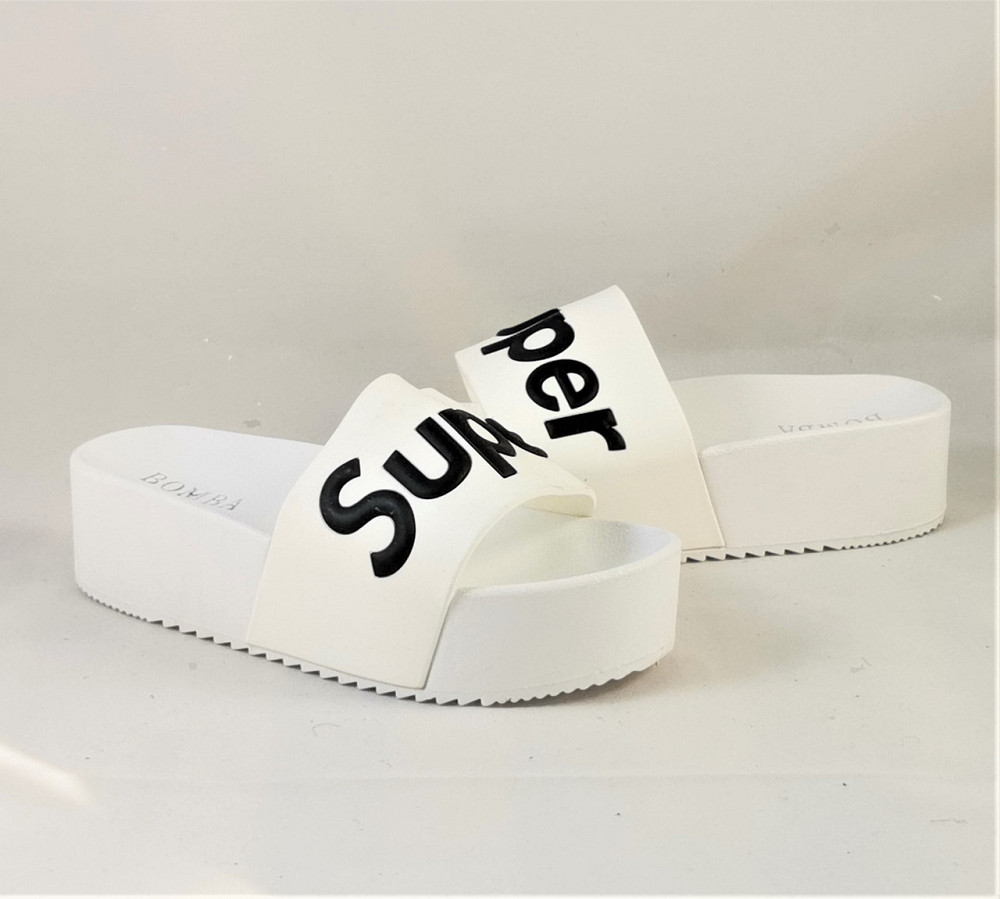 Шльопанці Тапочки Білі Сланці на Танкетці Жіночі (розміри: 36,37,38,39,40,41) — 11-2 Дніпро - фото 8