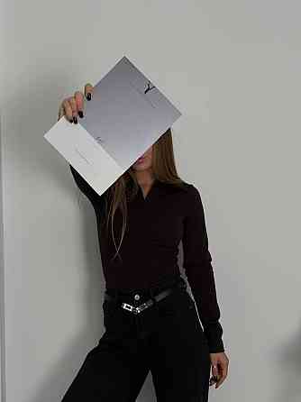 Женский базовый теплый гольф Рубчик на флисе с начесом Шоколад, 44/46 Одесса