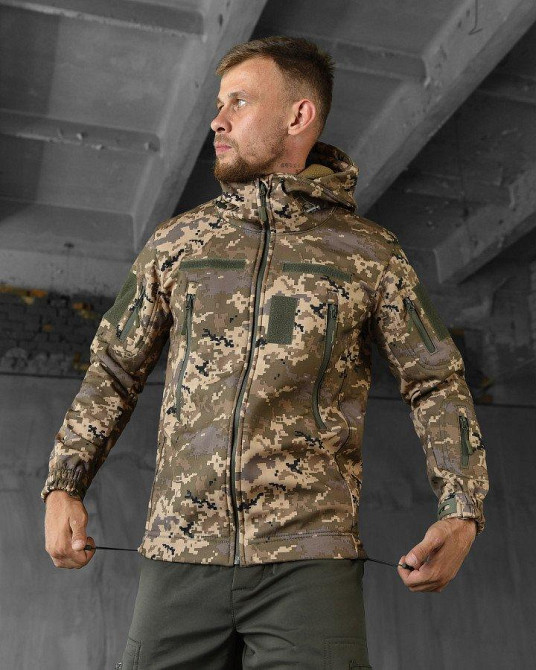 Тактическая куртка мужская весна осень kord пиксель XXXL Одесса - изображение 8