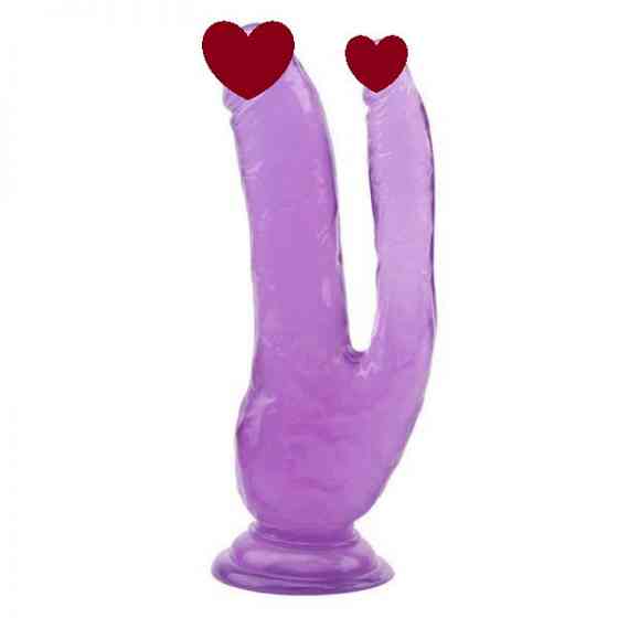 Фалоімітатор подвійний 8.0 Inch Dildo, Purple Sex Aura Київ