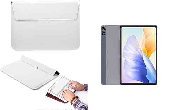 Чохол-конверт VitoCase для Cubot Tab 50, з функцією підставки для планшета Білий Київ