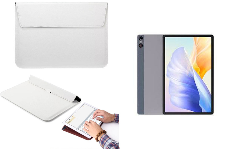 Чохол-конверт VitoCase для Cubot Tab 50, з функцією підставки для планшета Білий Київ - фото 1