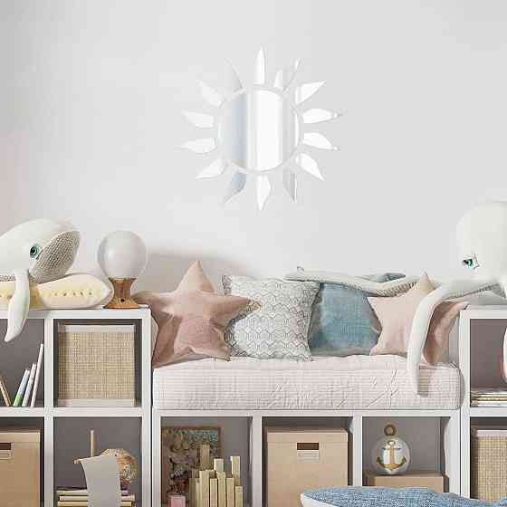 Зеркальный декор акриловый самоклеющийся серебро,15шт (D) SW-00002501 Днепр