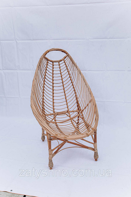 Кресло п плетеное из лозы большое для фотосесии Киев - изображение 3