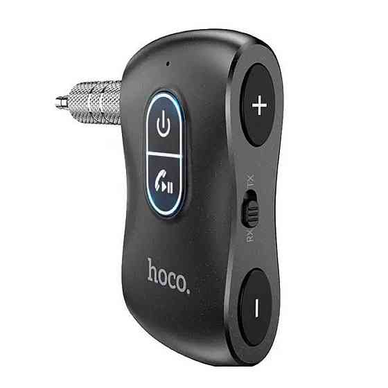 Bluetooth бездротовий ресивер трансмиттер HOCO E73 Pro Journey AUX Bluetooth audio, колір чорний 6931474783752 Одеса