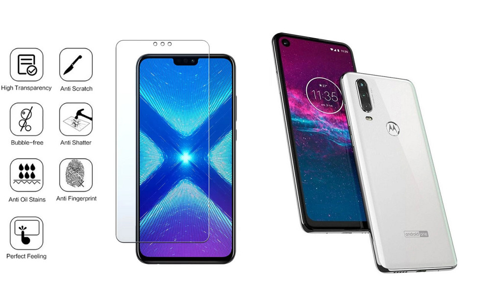 Защитное стекло NeoGlass для Motorola One Action XT2013-2 – ультрапрозрачное и устойчивое Киев - изображение 4