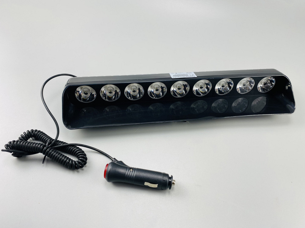 Маячок проблисковий F1 стробоскоп 9-80V 9 led діодів білий спалах, автомобільний стробоскоп під скло Мукачево - фото 8