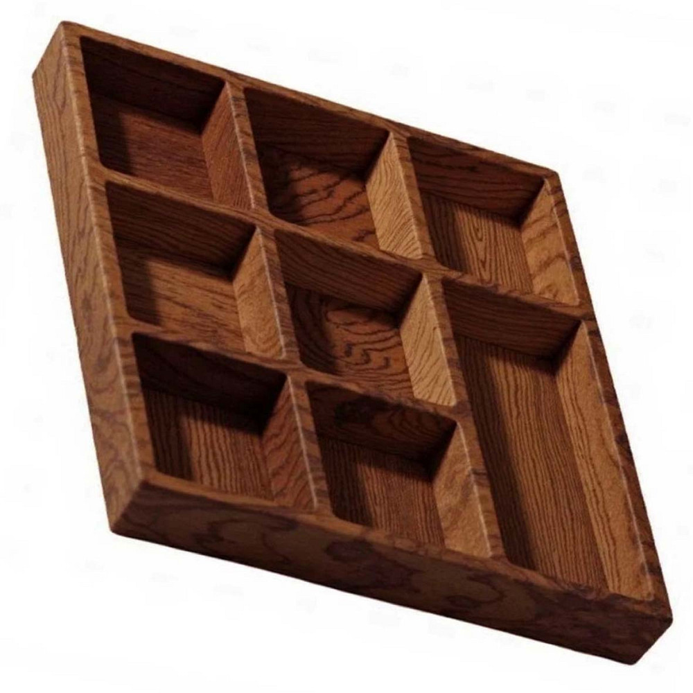 Менажниця дерев'яна "Трапель" шафран Миколаїв - фото 1