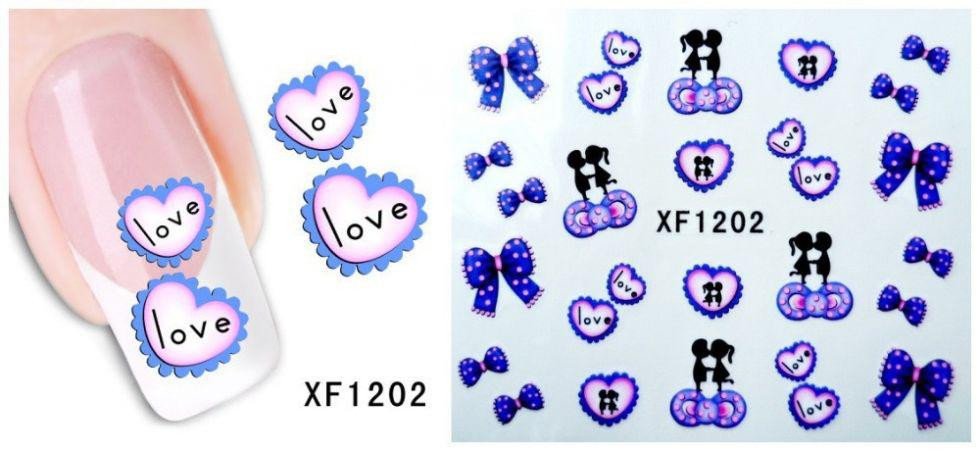 Наклейки для ногтей XF1202 Киев - изображение 2