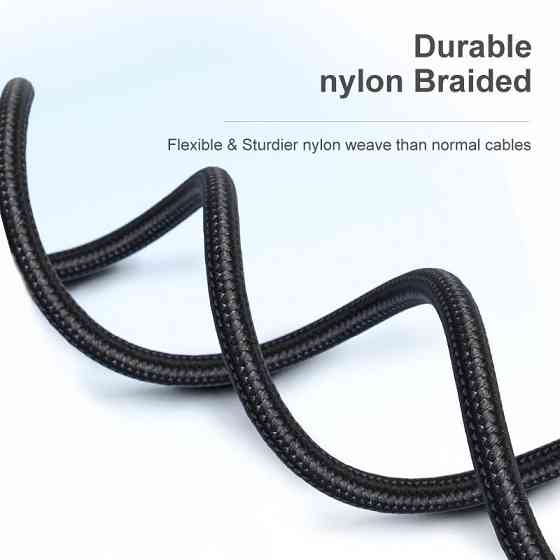 Кабель USB Type-C 1м Pavareal Q28 60Вт в оплетці Київ