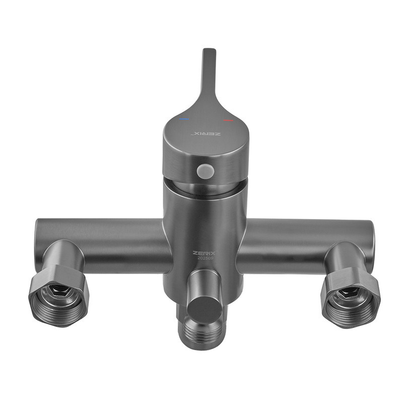 Змішувач для ванни Zerix Rex-006 (Euro) Graphite з нержавіючої сталі (Колір графіт) (ZX6120)   ( 26623 ) Харьков - изображение 6