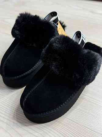 Уггі жіночі Itts 1701-1 капці з опушкою і резинкою на платформі чорні, 41, 25,5 см Київ
